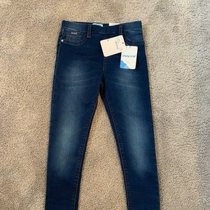Mayoral girls pull on skinny jeans size 8 NWT